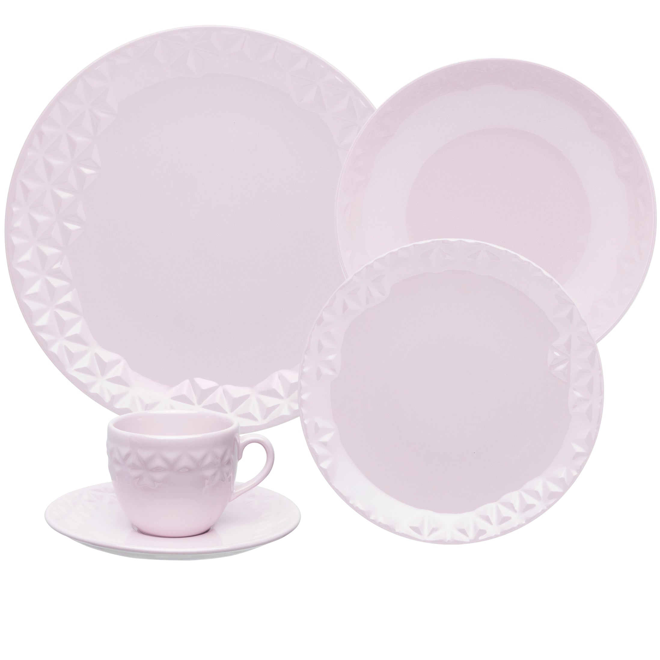 FINAL SALE - Mia Quartz 20 Pieces Dinnerware Set Service for 4