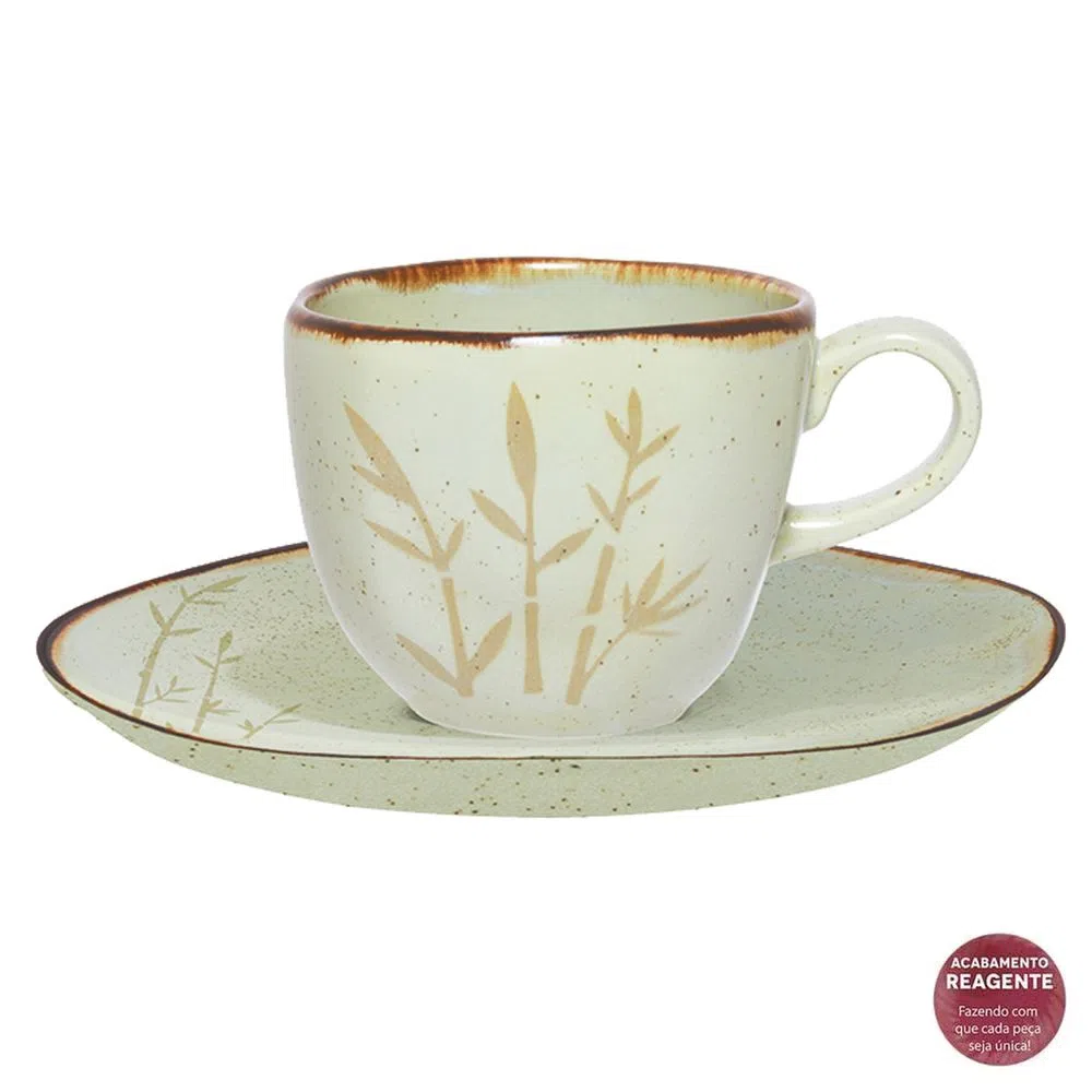 FINAL SALE - Ryo Bambu 20 Pieces Dinnerware Set Service for 4