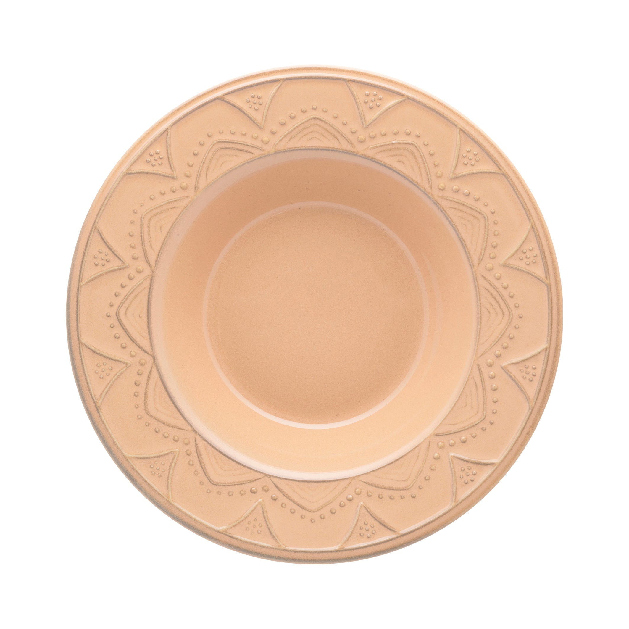 FINAL SALE - Serena Nectarine 20 Pieces Dinnerware Set Service for 4