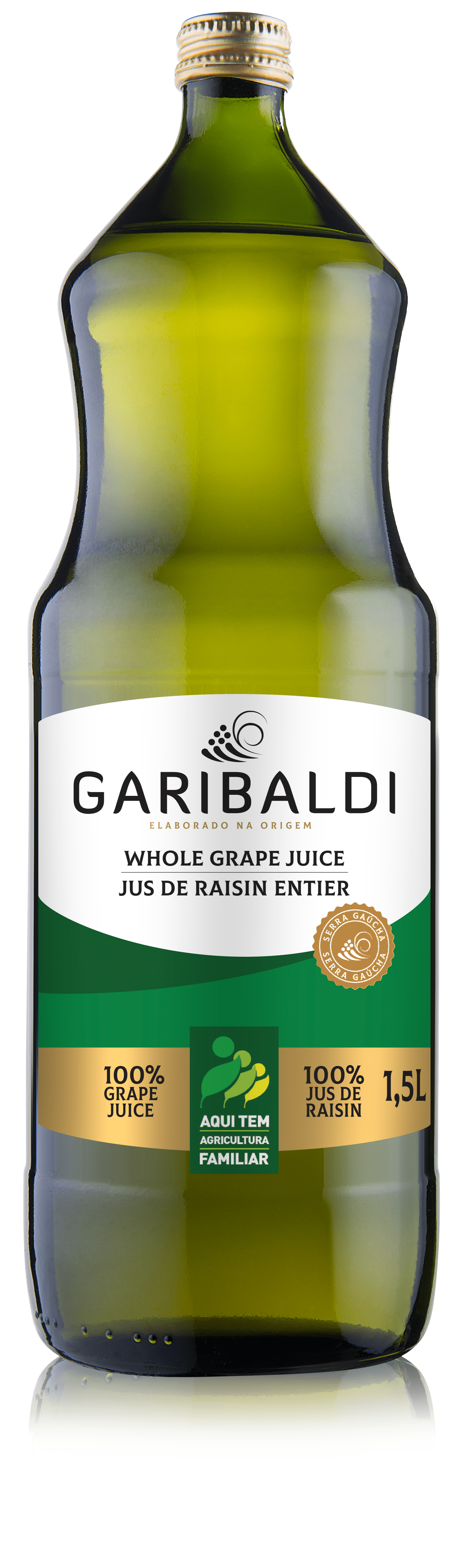 GARIBALDI - Jus de raisin blanc 100 % 1,5 L - VENTE FINALE - EXPIRÉ ou PROCHE DE L'EXPIRATION