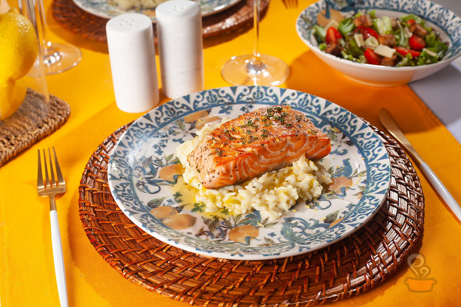 FINAL SALE - Unni Sicilian 20 Pieces Dinnerware Set Service for 4