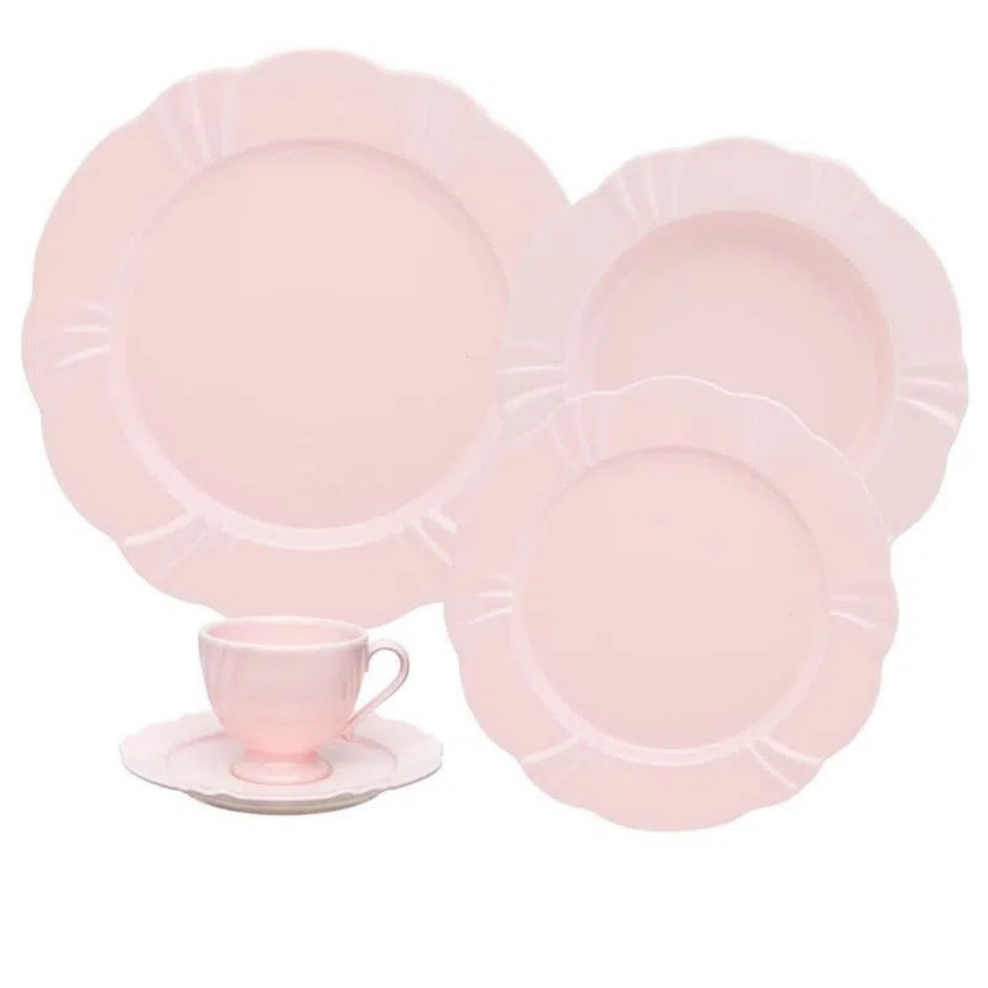 FINAL SALE - Soleil Blush 20 Pieces Dinnerware Set Service for 4