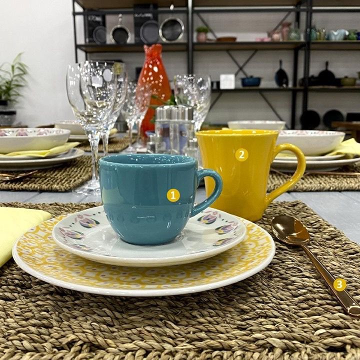 FINAL SALE - Coup Allegory 20 Pieces Dinnerware Set Service for 4