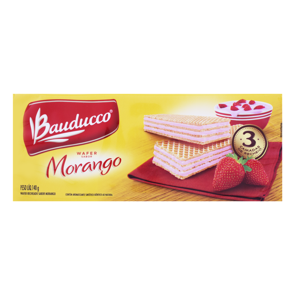 Biscoito Wafer Chocolate Bauducco 140g - Bauducco Chocolate Wafer Bisc –  Brazuka Meat