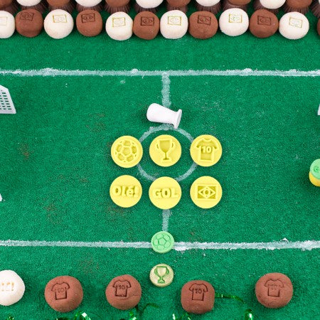 BLUE STAR - Timbres pour bonbons - Football