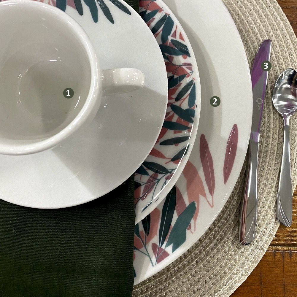 FINAL SALE - Coup Forest 20 Pieces Dinnerware Set Service for 4