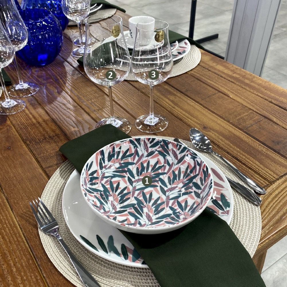 FINAL SALE - Coup Forest 20 Pieces Dinnerware Set Service for 4