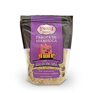 D'GOIAS - Extra Garlic manioc flour 300g **SPECIAL: BB 19/08/2023**