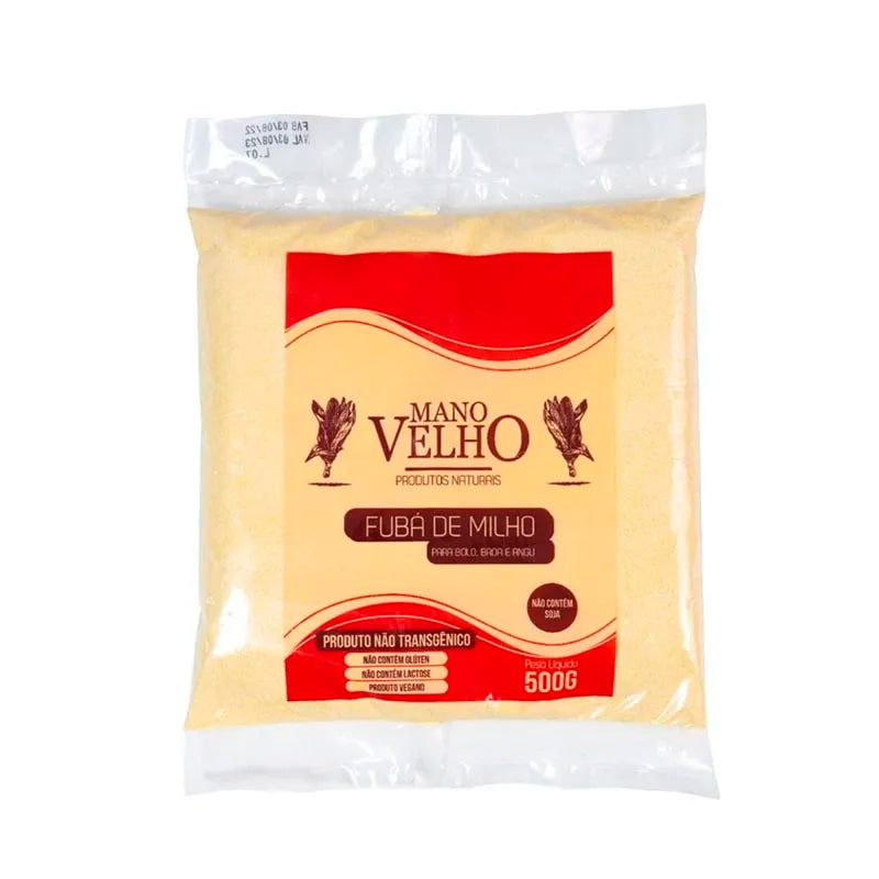 MANO VELHO - NON-GMO corn flour - 500g - OVERSTOCK