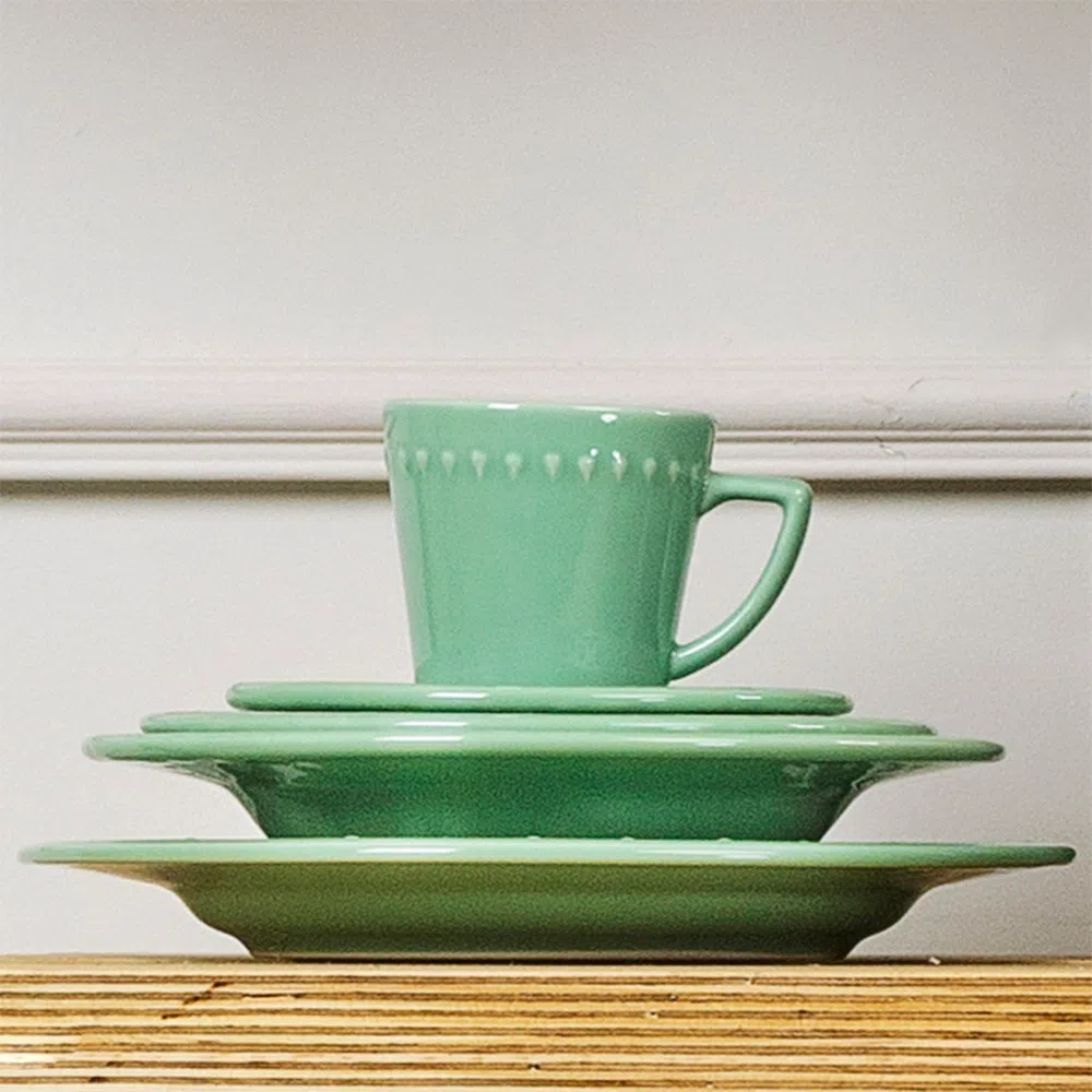 FINAL SALE - Mendi Sage 20 Pieces Dinnerware Set Service for 4