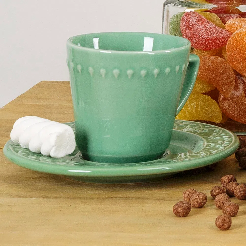 FINAL SALE - Mendi Sage 20 Pieces Dinnerware Set Service for 4