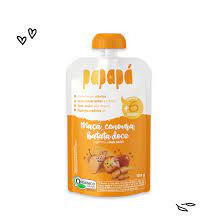 PAPAPA - Aliments biologiques pour bebes | Pomme, carrot et patates douces - 100g