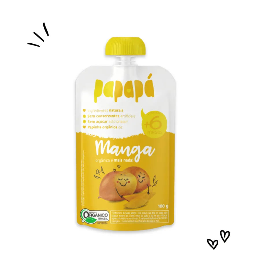 PAPAPA - Organic baby food | Mango - 100g - FINAL SALE - EXPIRED or CLOSE TO EXPIRY