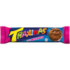 MONDELEZ - Strawberry Sandwich Cookies "Trakinas" - 126g **SPECIAL: BB 23/10/2023**