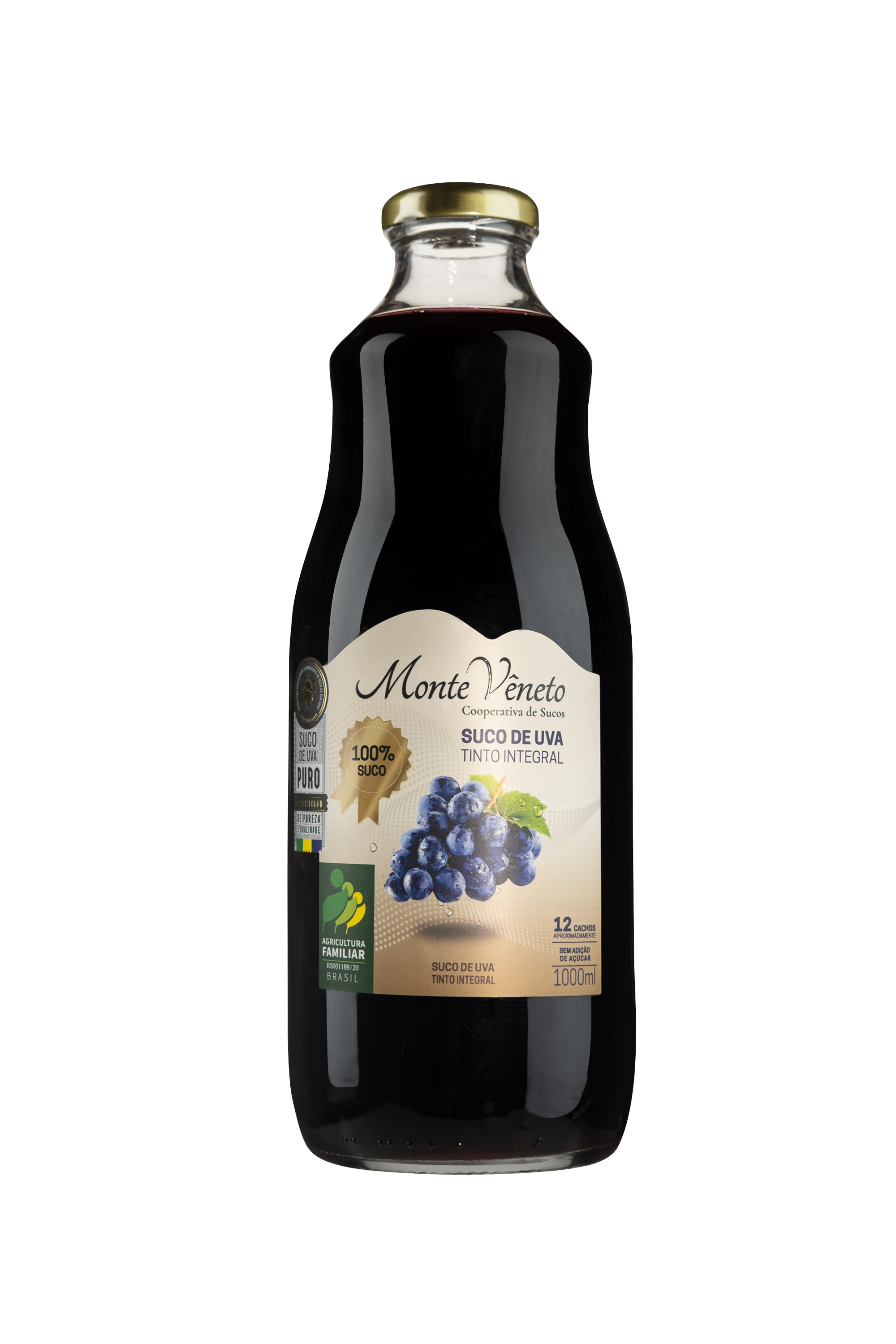MONTE VENETO - Whole Red Grape Juice - 1000ml