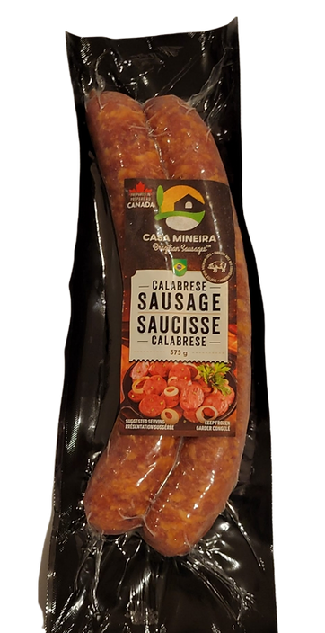 CASA MINEIRA - Smoked Calabresa Pork Sausage 375g