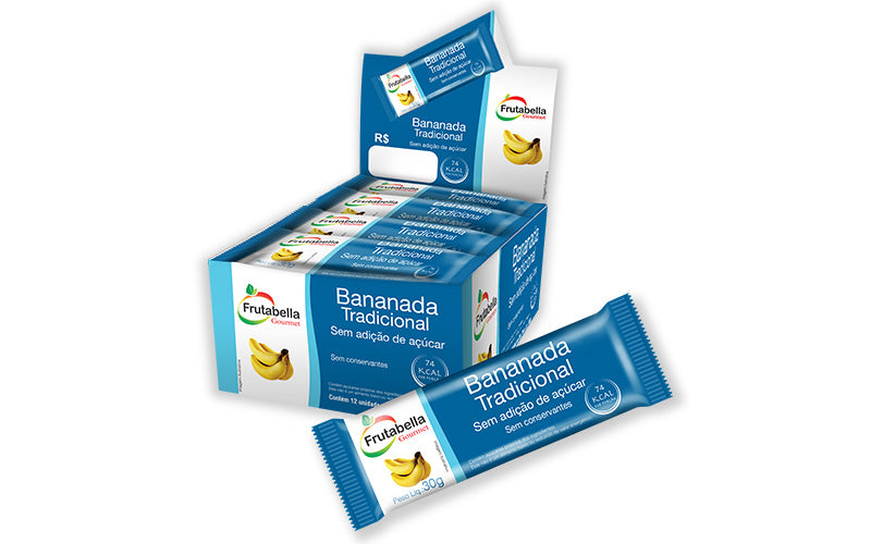 FRUTABELLA - Creamy Banana Candy (zero sugar) 30g **SPECIAL: BB 01/08/2023**