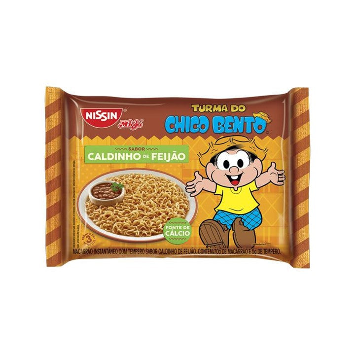 NISSIN TURMA DA MONICA - Instant Noodle (Bean Broth) 80g **SPECIAL: BB/MA 24/07/2023**