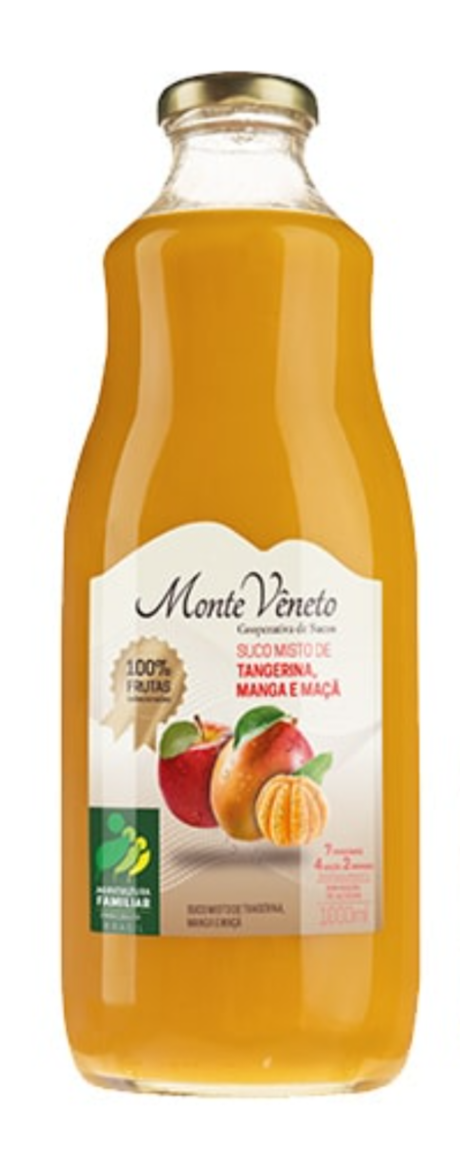 MONTE VENETO - Suco de Manga, Tangerina e Maçã 1000ml