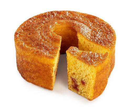 Cornmeal Cake with Guava