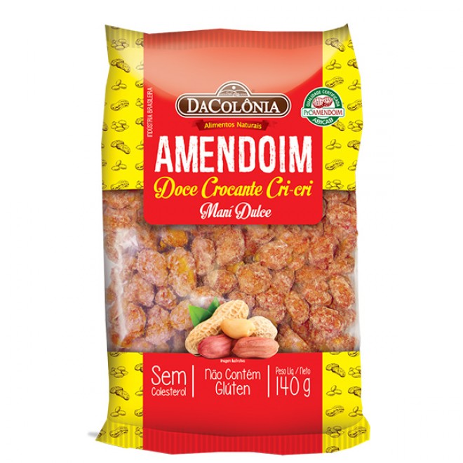 DA COLONIA - Amendoim Doce - 140g