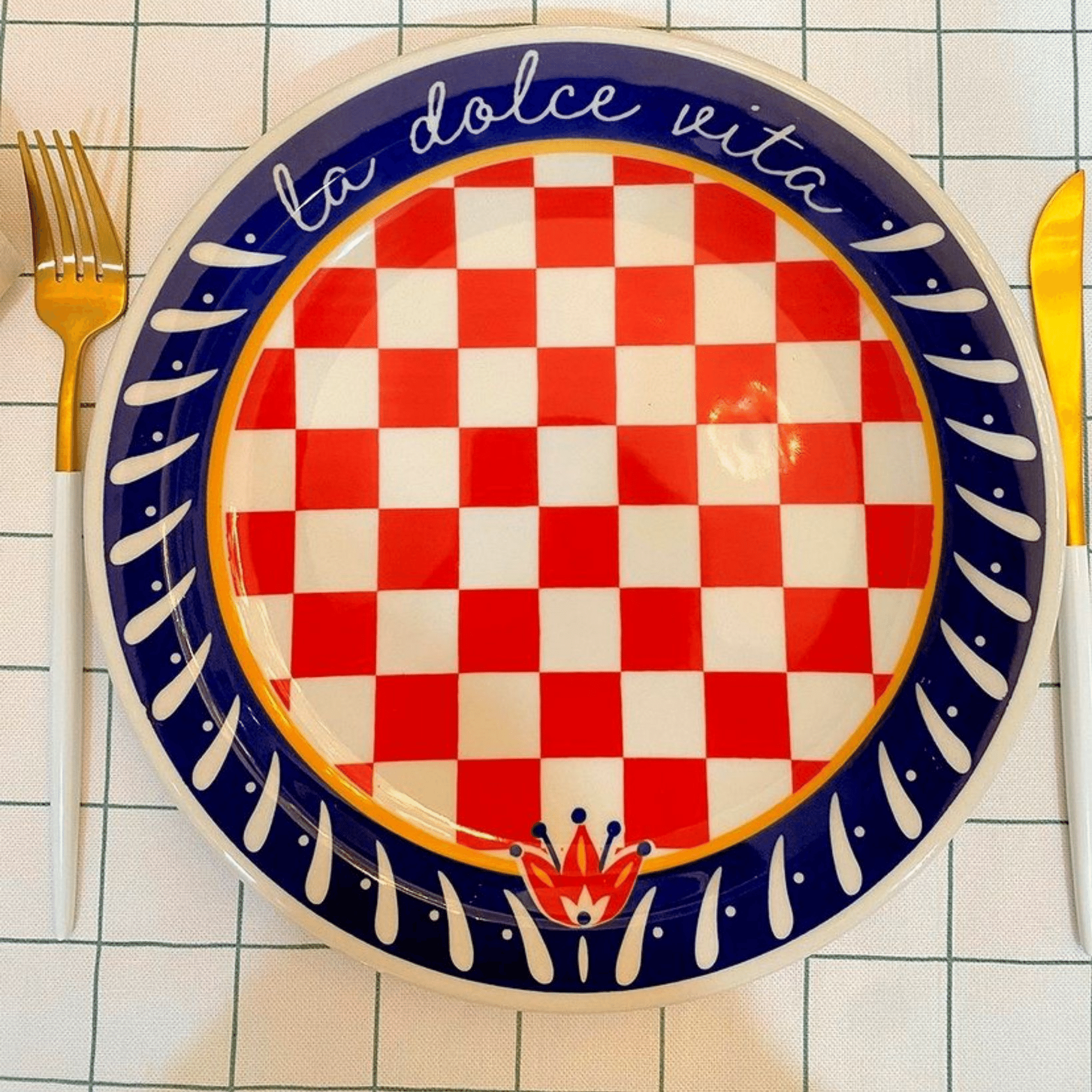 FINAL SALE - Floreal Dolce Vita 20 Pieces Dinnerware Set Service for 4