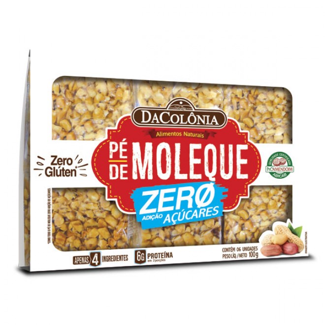 DA COLONIA - Peanut Candy "Pé de Moleque" No Sugar Added- 100g