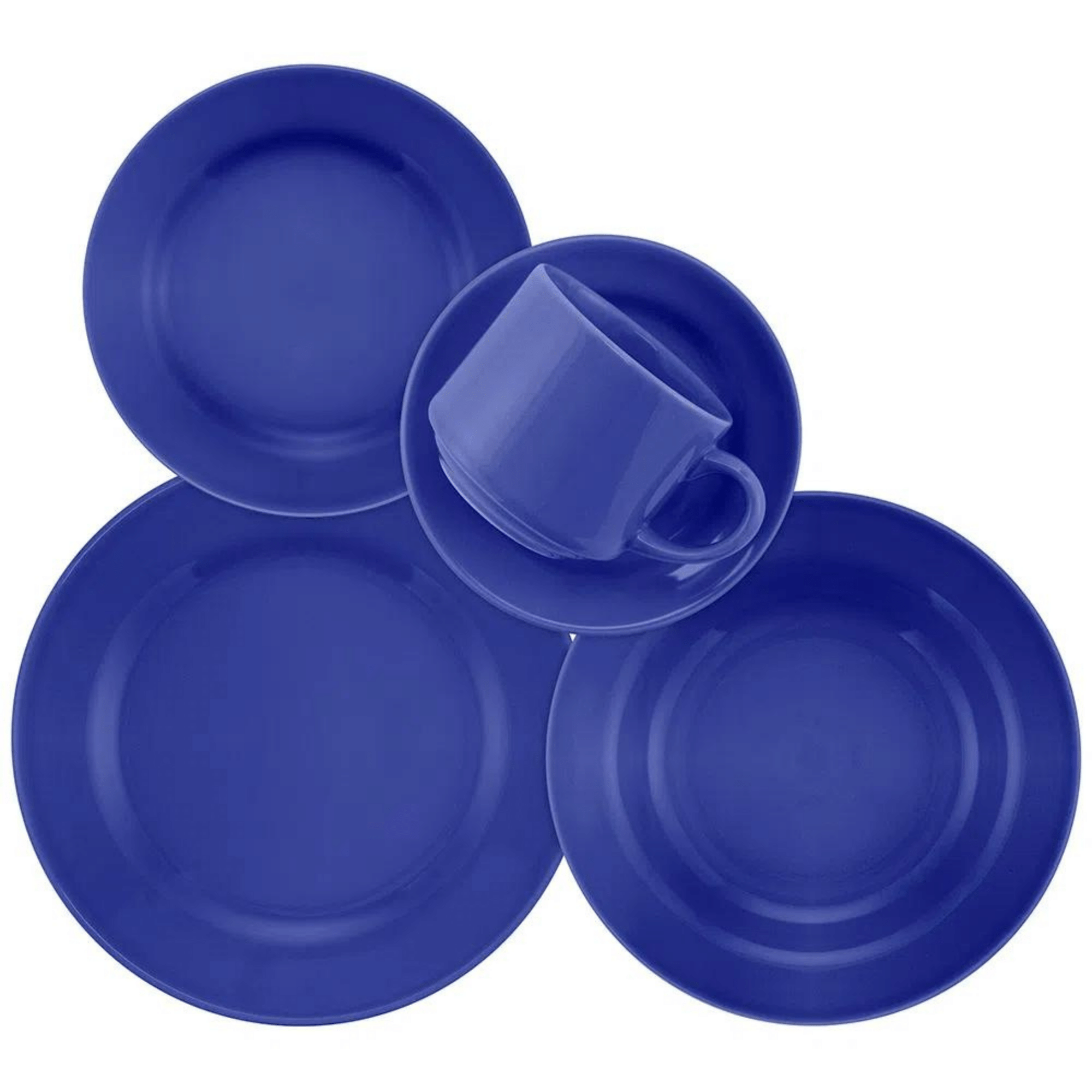 Donna Blue 20 Pieces Dinnerware Set Service for 4