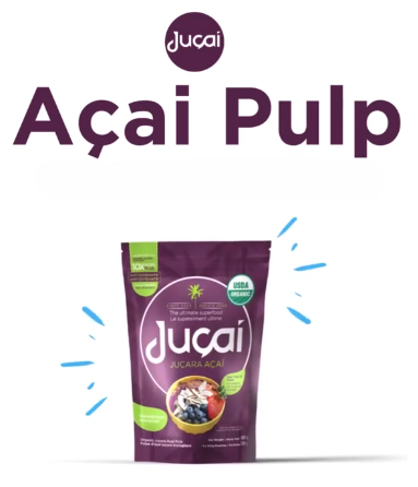 JUÇAI - Organic Acai Pulp 4x100g