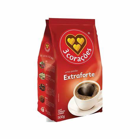 3 CORAÇÕES - Extra Strong Coffee - 500g - FINAL SALE - EXPIRED or CLOSE TO EXPIRY