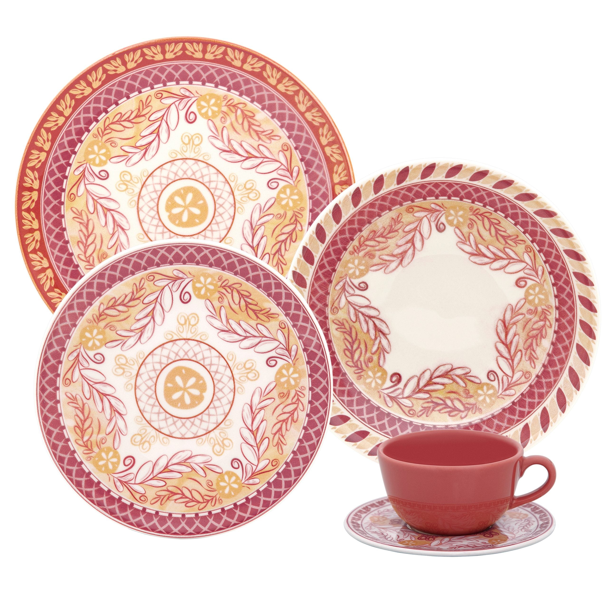 Unni Etna 30 Pieces Dinnerware Set Service for 6