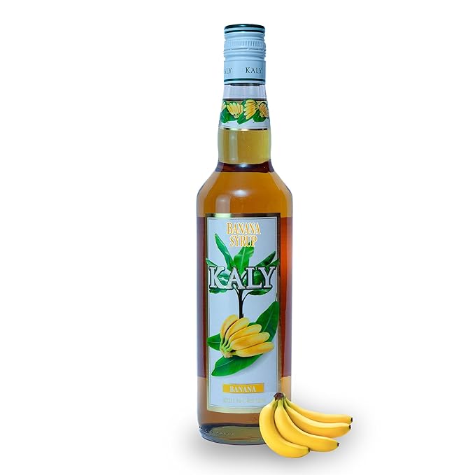 KALY - Sirop Brésilien - Saveur Naturelle de Banane - 700 ml / 23,7 Fl Oz