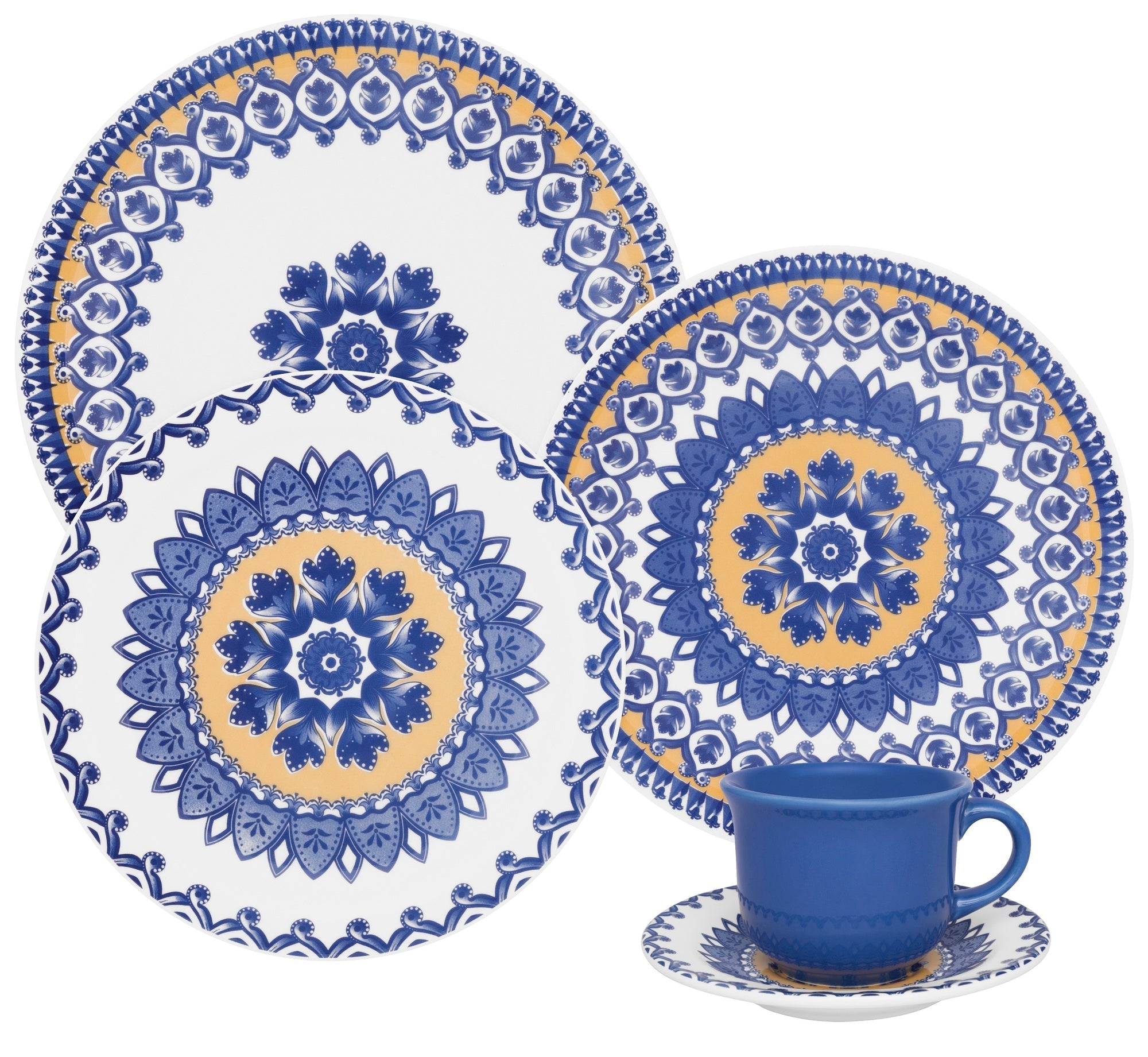 Floreal La Carreta 20 Pieces Dinnerware Set Service for 4