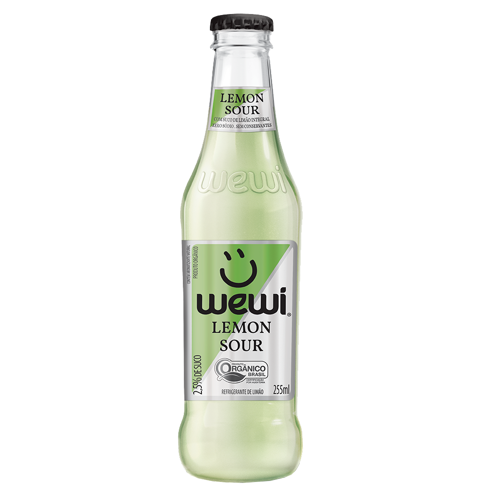 WEWI - Refrigerante Orgânico de Limão (garrafa) - 255ml
