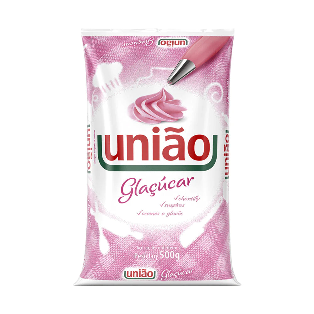 UNIAO - Glaçúcar - Icing Sugar - 500g  - FINAL SALE - EXPIRED or CLOSE TO EXPIRY