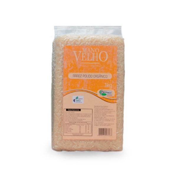 MANO VELHO - Arroz polido organico - 1kg **ESPECIAL: VENC 13/10/2023**