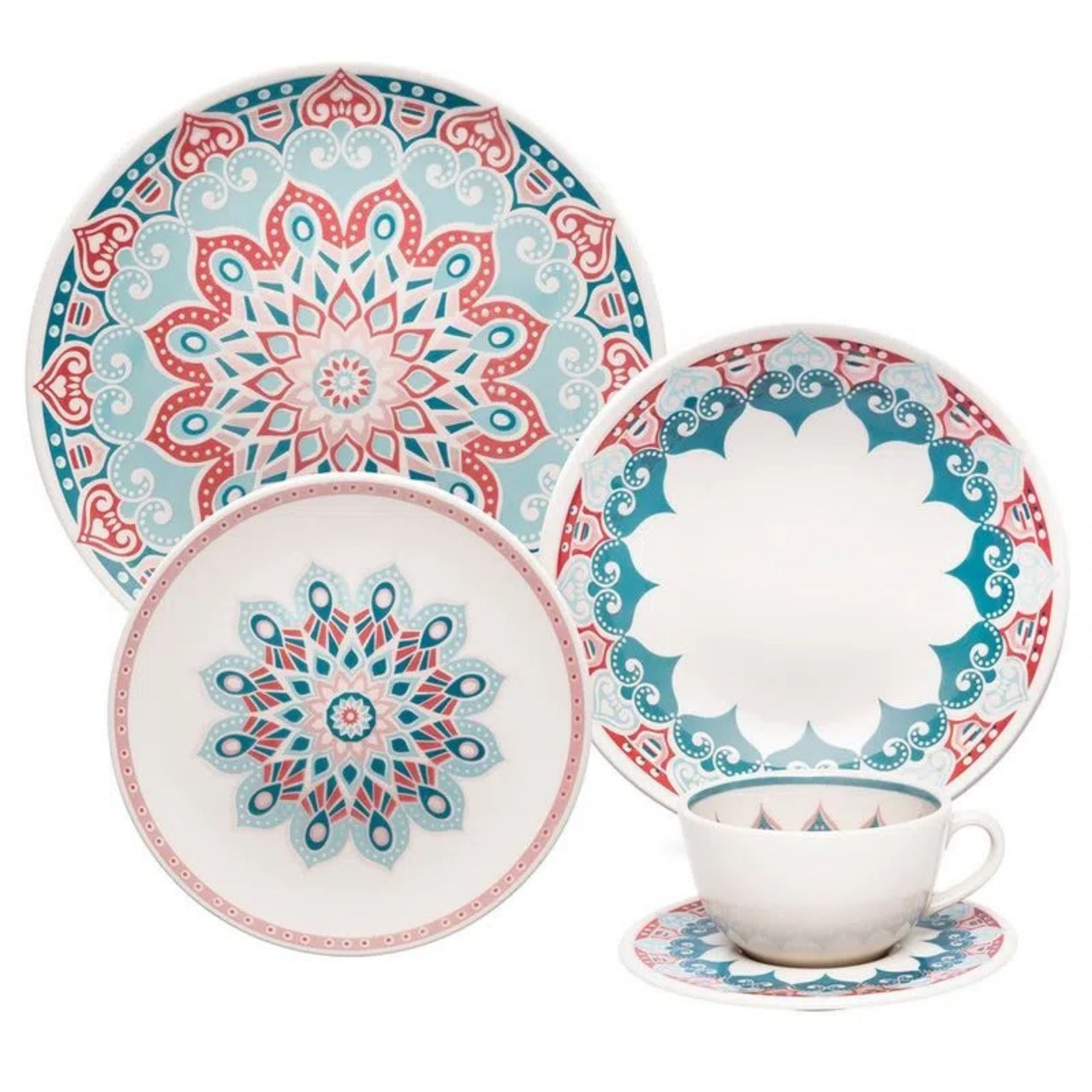 Unni Cosmic 20 Pieces Dinnerware Set Service for 4