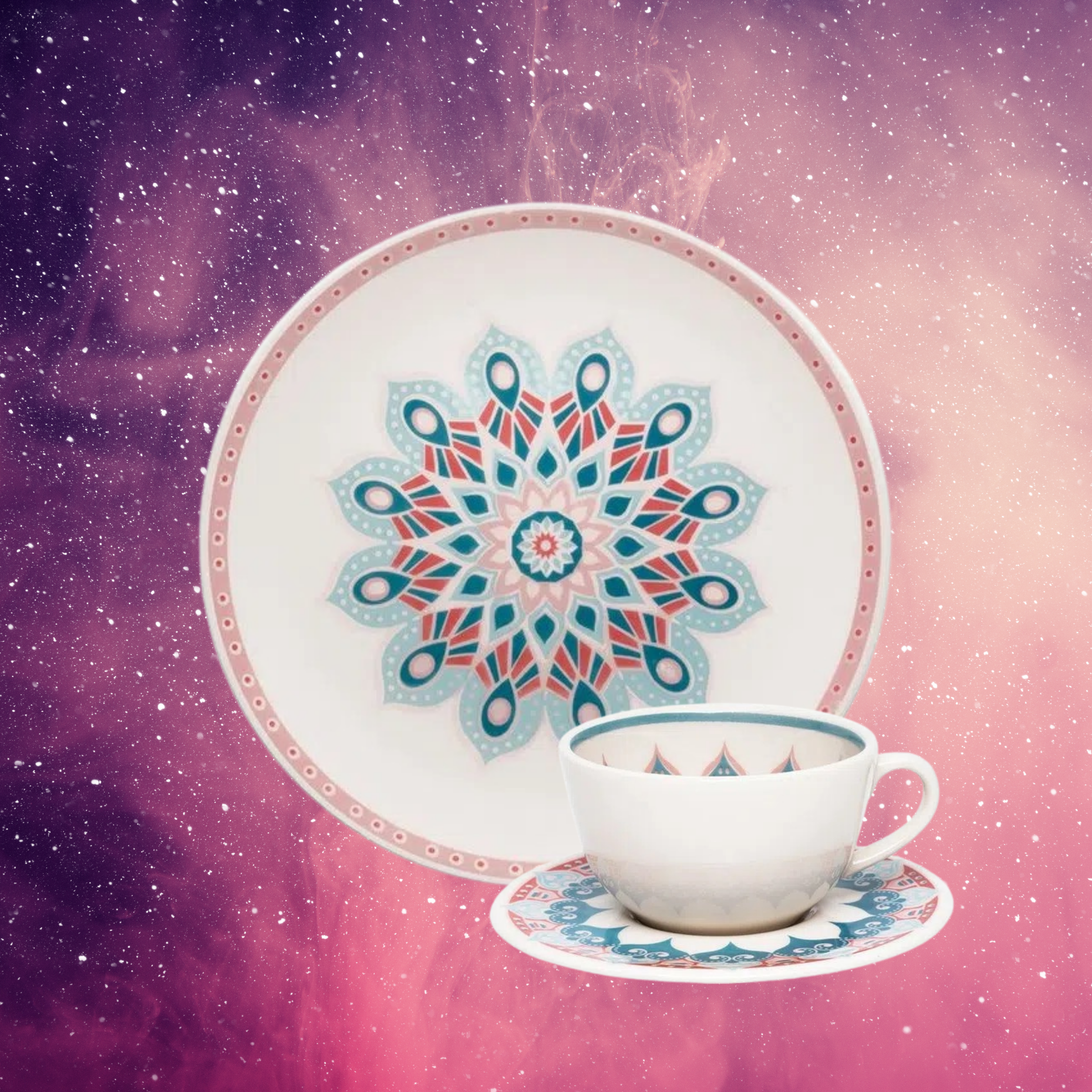 Unni Cosmic 20 Pieces Dinnerware Set Service for 4