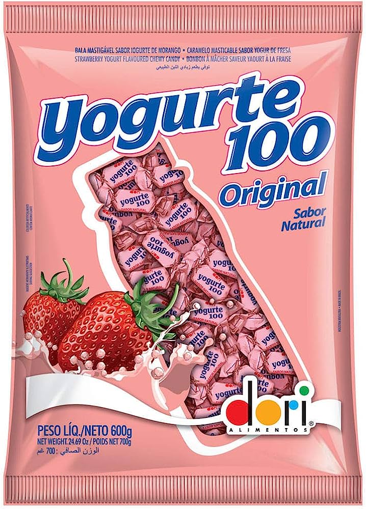 DORI - Bala de iogurte de morango - 600g