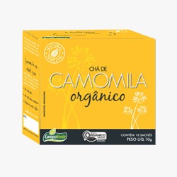 CAMPO VERDE - Chá de Camomila orgânico - 10 sachês