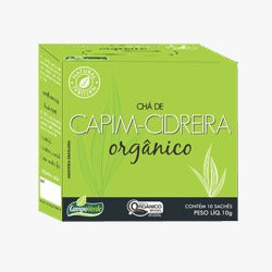 CAMPO VERDE - Chá de Capim-cidreira orgânico - 10 sachês