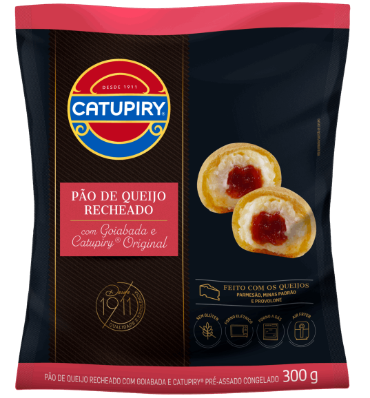 CATUPIRY - Cheese Roll Filled with Soft Cheese and Guava - 300g