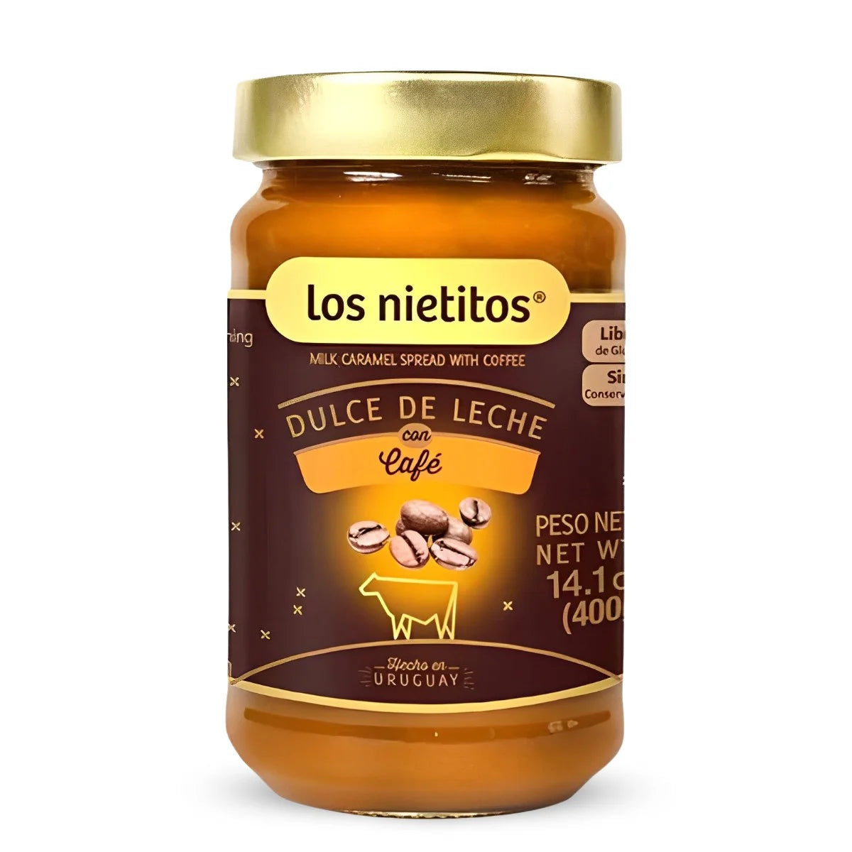 LOS NIETITOS - Coffee Dulce De Leche Spread - 400g - FINAL SALE - EXPIRED or CLOSE TO EXPIRY