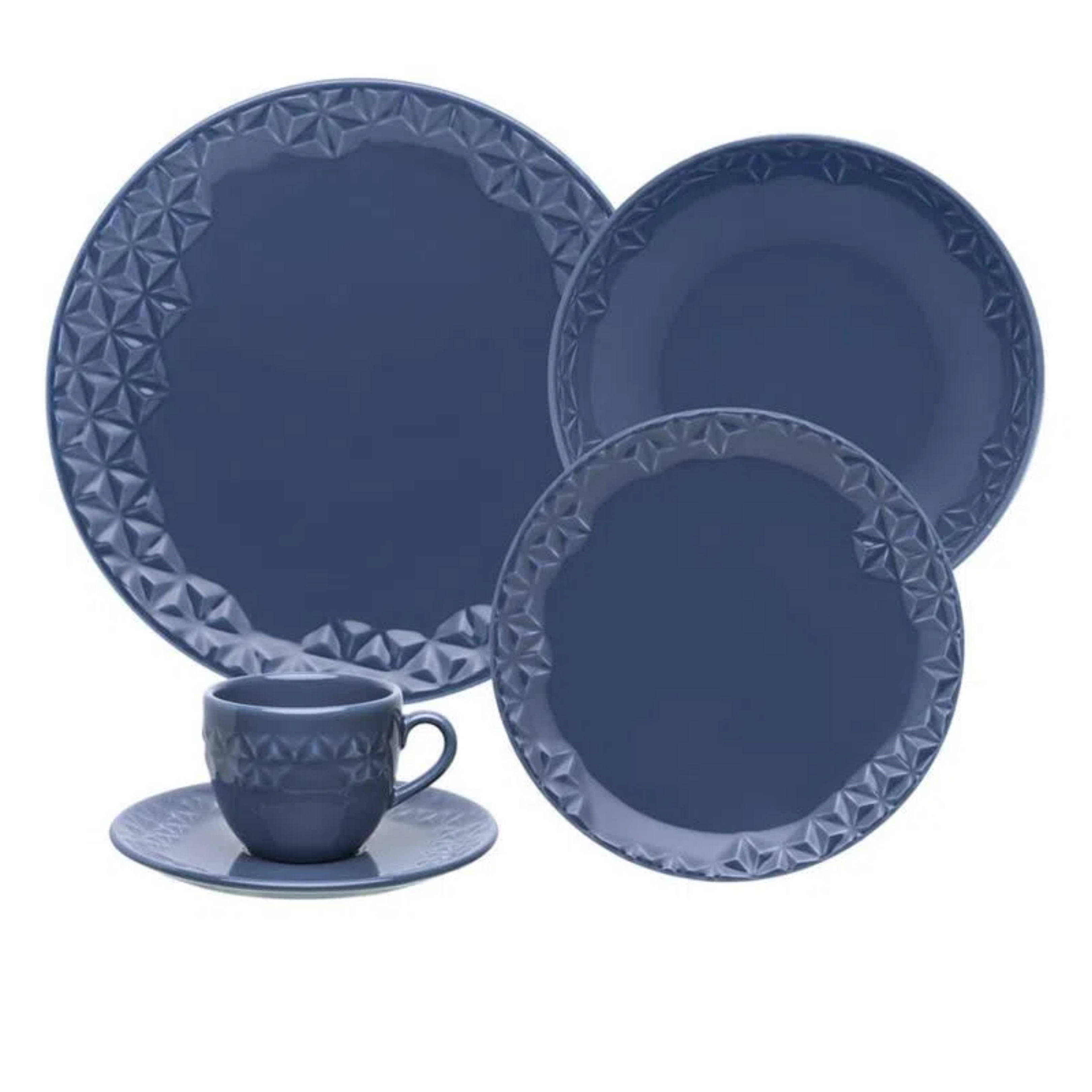 Mia Wave 20 Pieces Dinnerware Set Service for 4