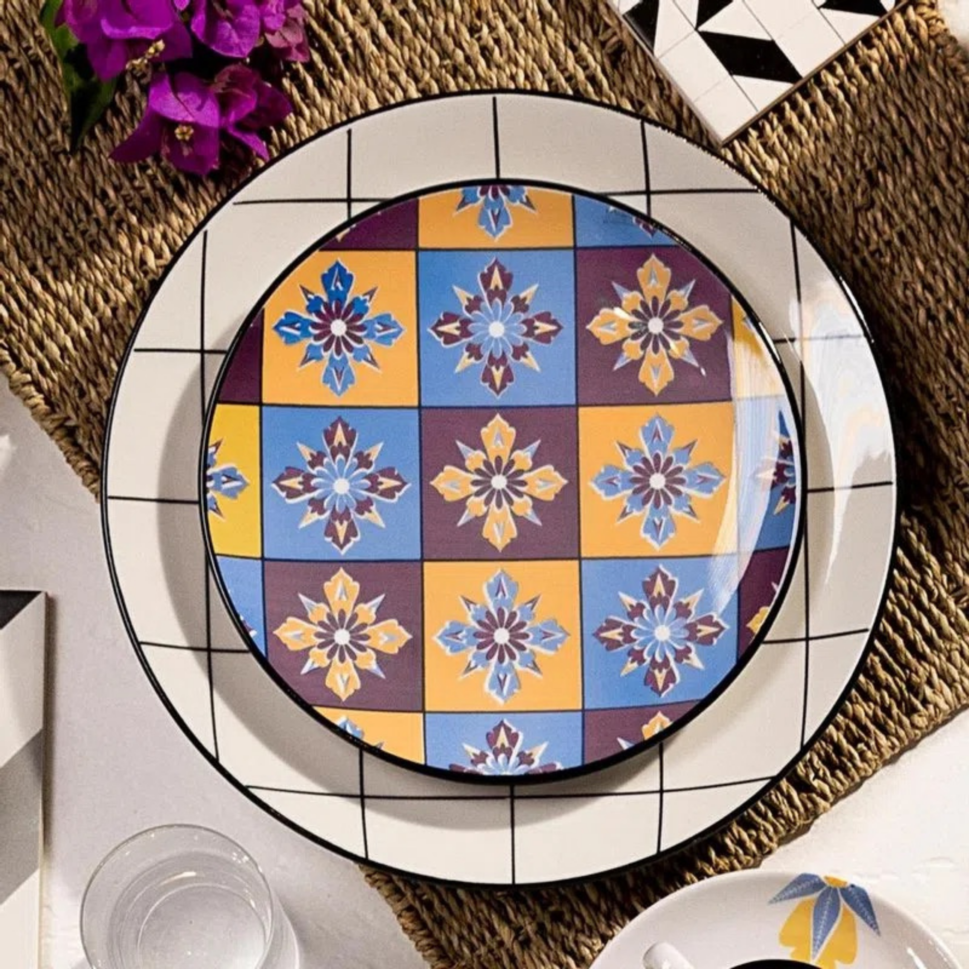 Coup Grid 20 Pieces Dinnerware Set Service for 4