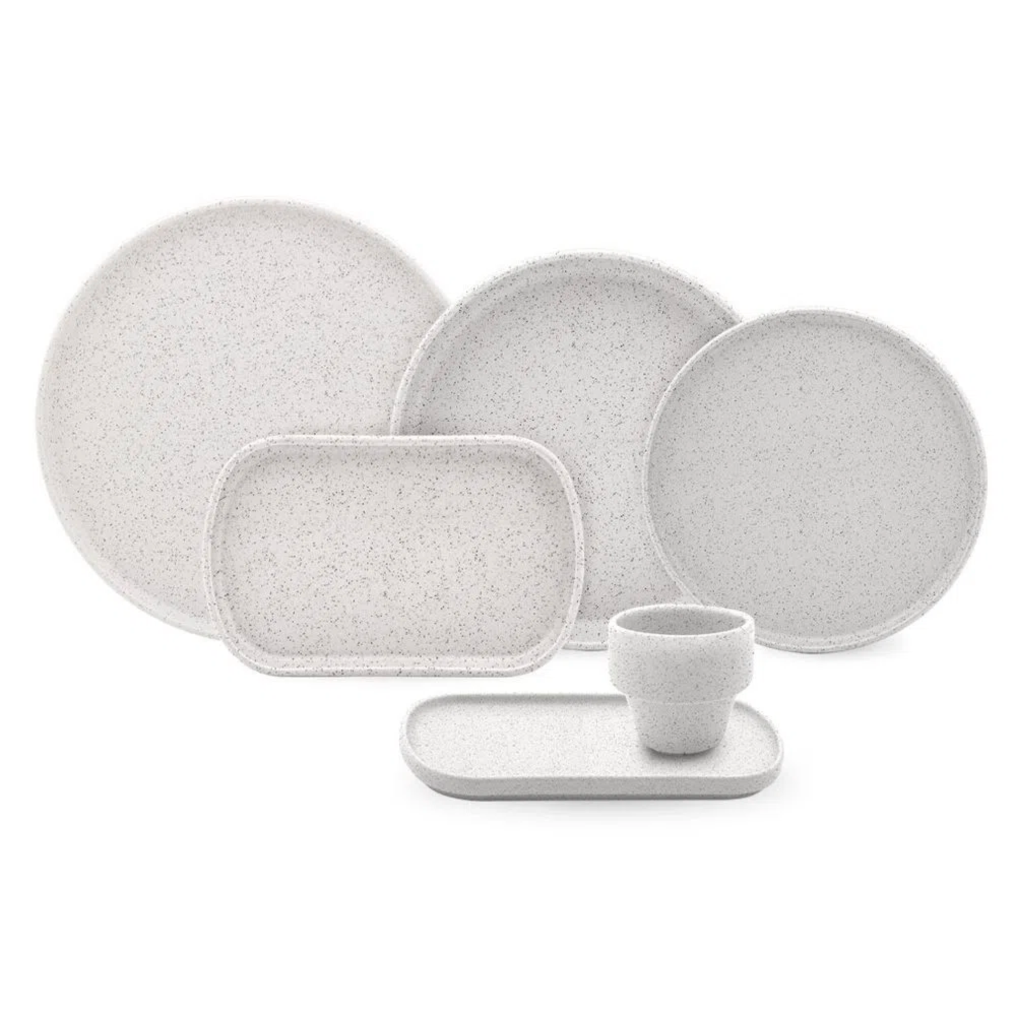 Elo Vanilla 24 Pieces Dinnerware Set Service for 4 - Satin Finish