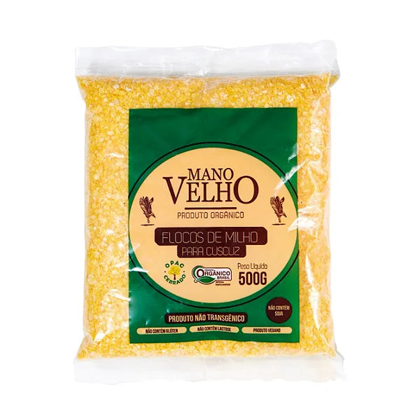 MANO VELHO - Organic corn (Flocão) - 500g