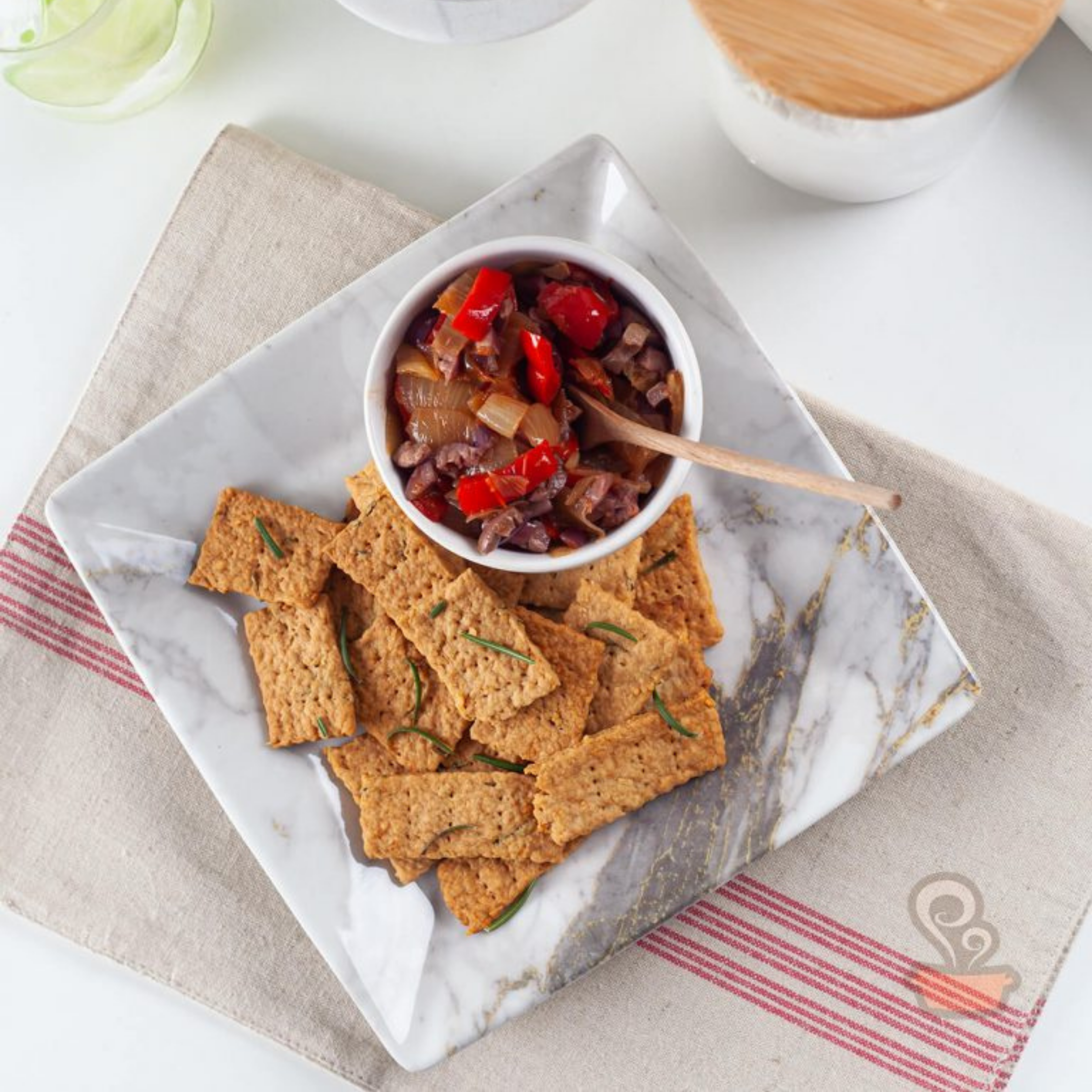 FINAL SALE - Quartier Golden Stone 20 Pieces Dinnerware Set Service for 4