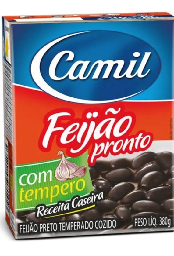 CAMIL - Black Beans Ready to Eat With Seasoning - 380g