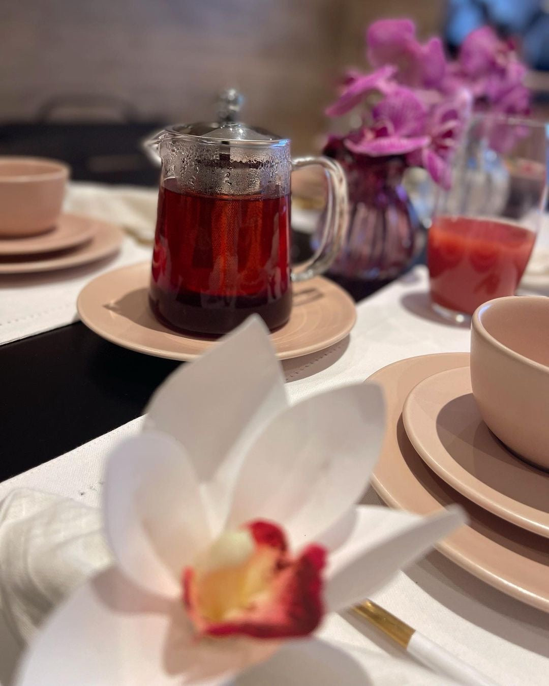 Unni Meringue 20 Pieces Dinnerware Set Service for 4 - Satin Effect